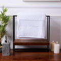 BAMBOO SOUL bamboo bath towel — White