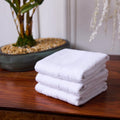 BAMBOO SOUL bamboo face towel — White