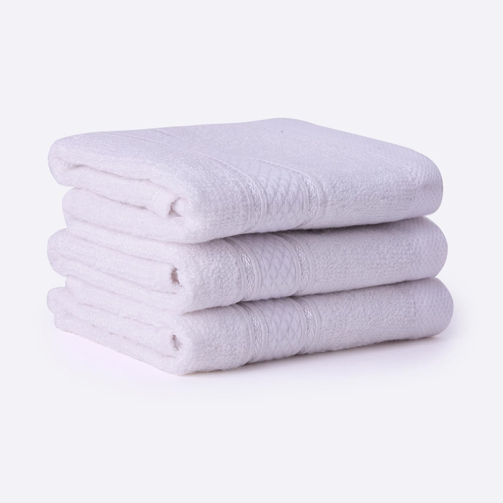 BAMBOO SOUL bamboo face towel White detail 2