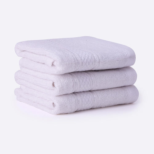 BAMBOO SOUL bamboo face towel White detail 2