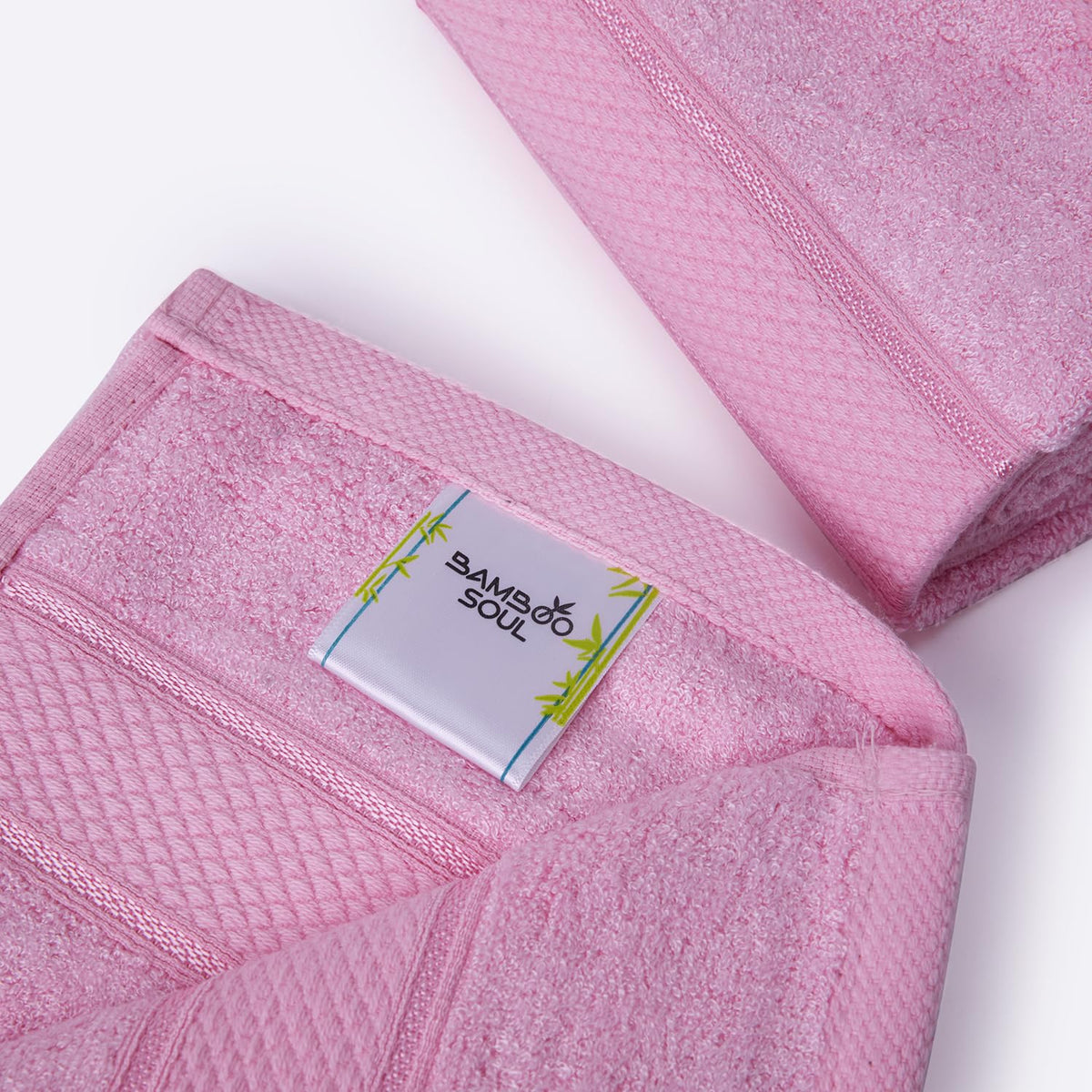 BAMBOO SOUL bamboo hand towel Pink detail 2