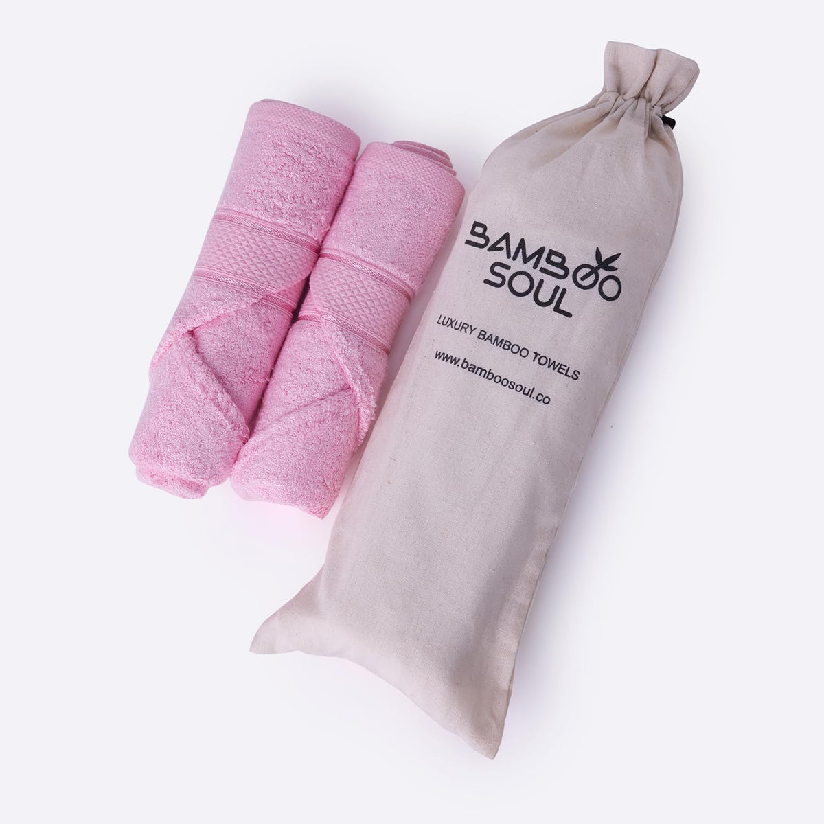 BAMBOO SOUL bamboo hand towel Pink detail 5
