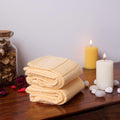 BAMBOO SOUL bamboo hand towel — Yellow