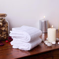 BAMBOO SOUL bamboo hand towel — White