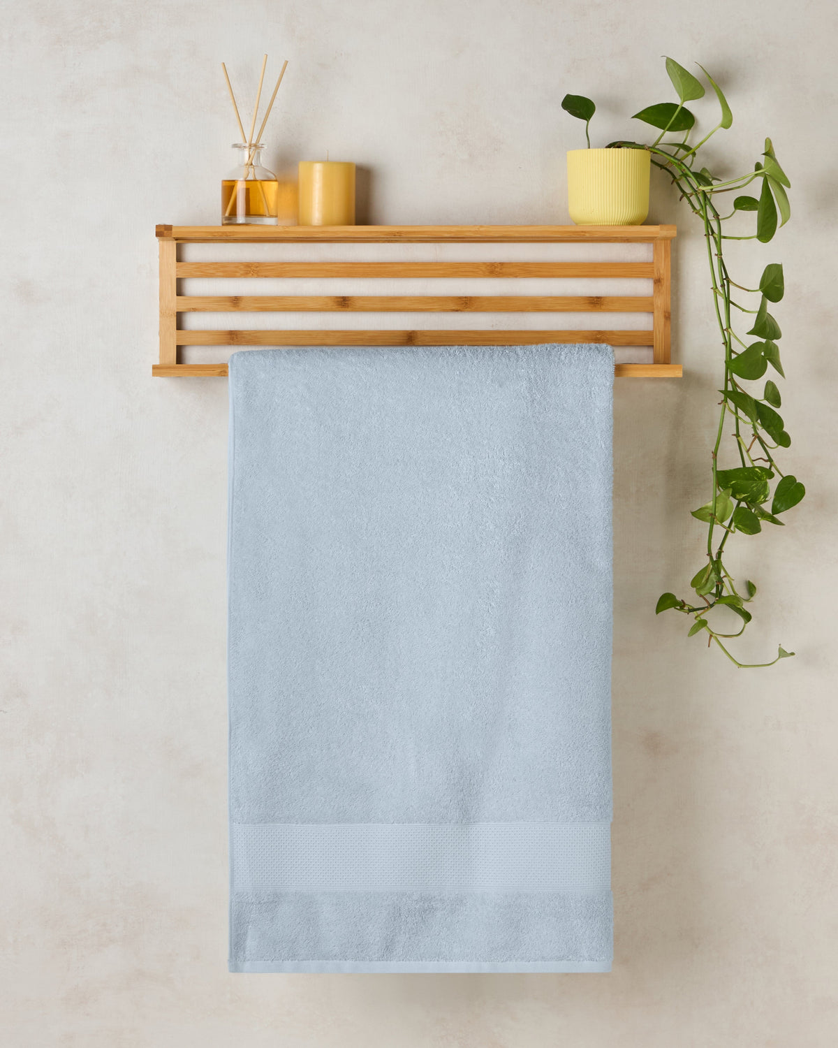 BAMBOO SOUL — Elite Collection — Bath Towel — 450 GSM — Cloudy Grey