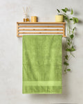 BAMBOO SOUL — Cotton Basic — Bath Towel — 500 GSM — Olive Green