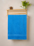 BAMBOO SOUL — Classic Cotton — Bath Towel — 380 GSM — Iris Blue