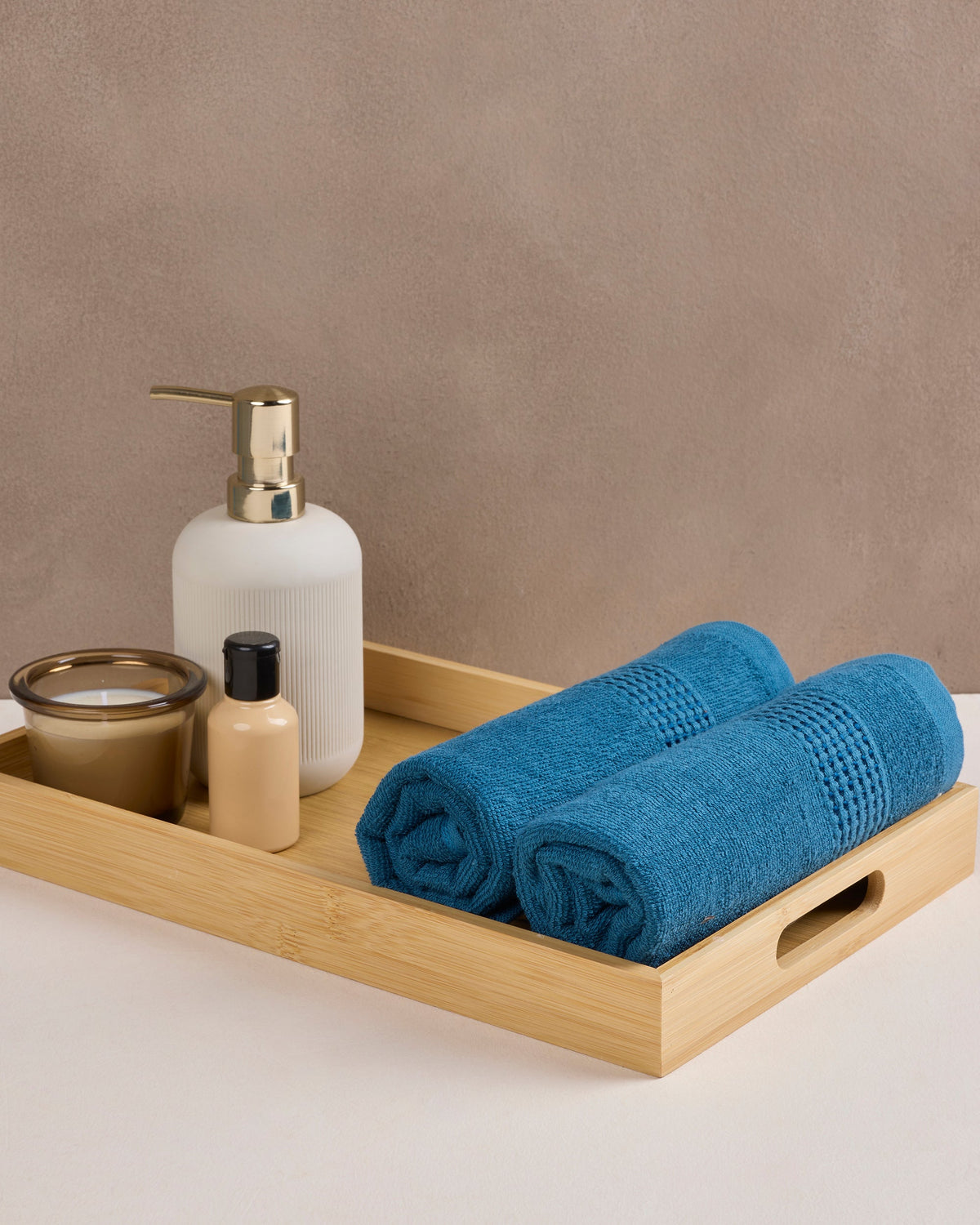 BAMBOO SOUL — Comfort Collection — Hand Towel — 320 GSM Pack of 2 — Midnight Blue