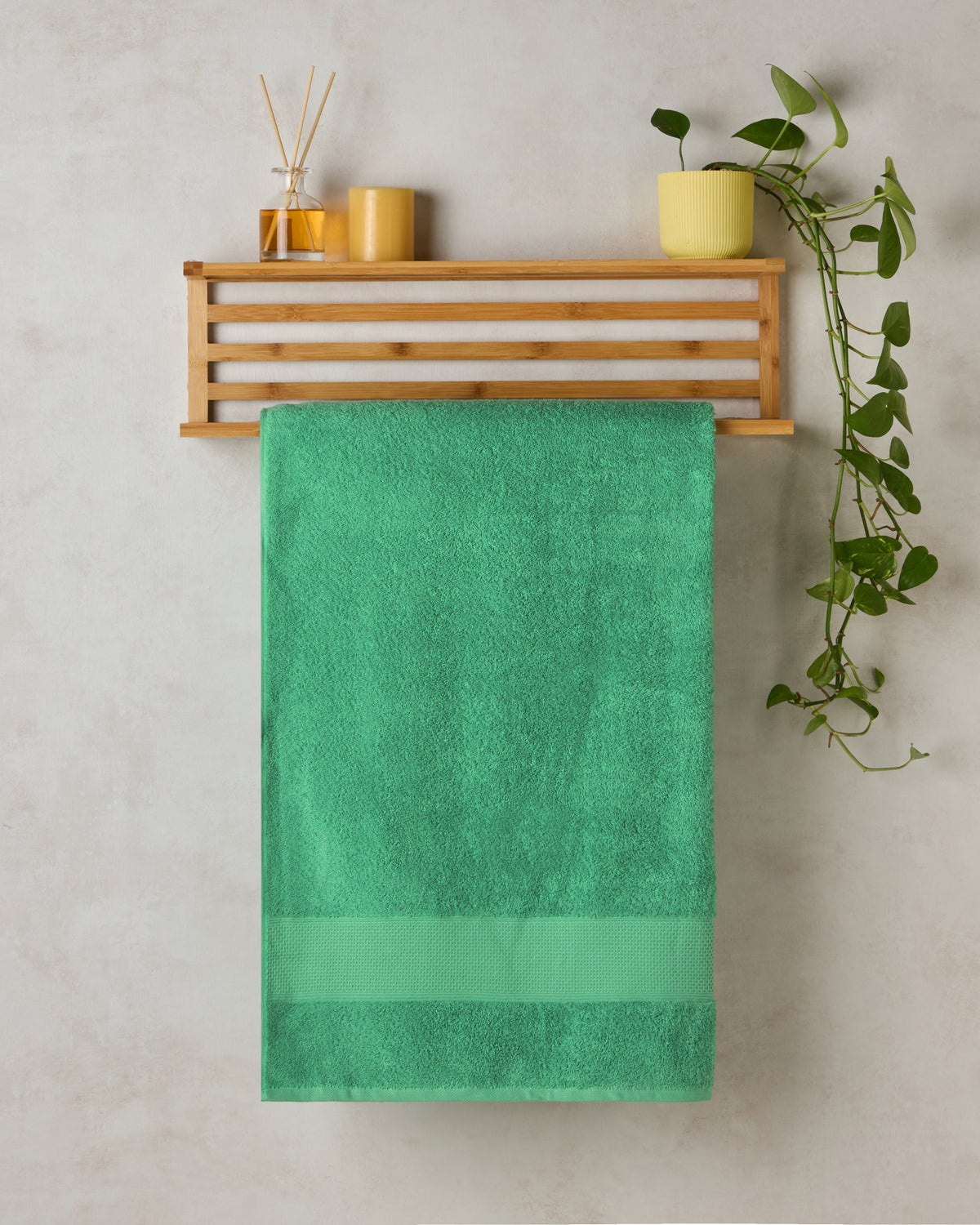 BAMBOO SOUL — Elite Collection — Bath Towel — 450 GSM — Sea Green