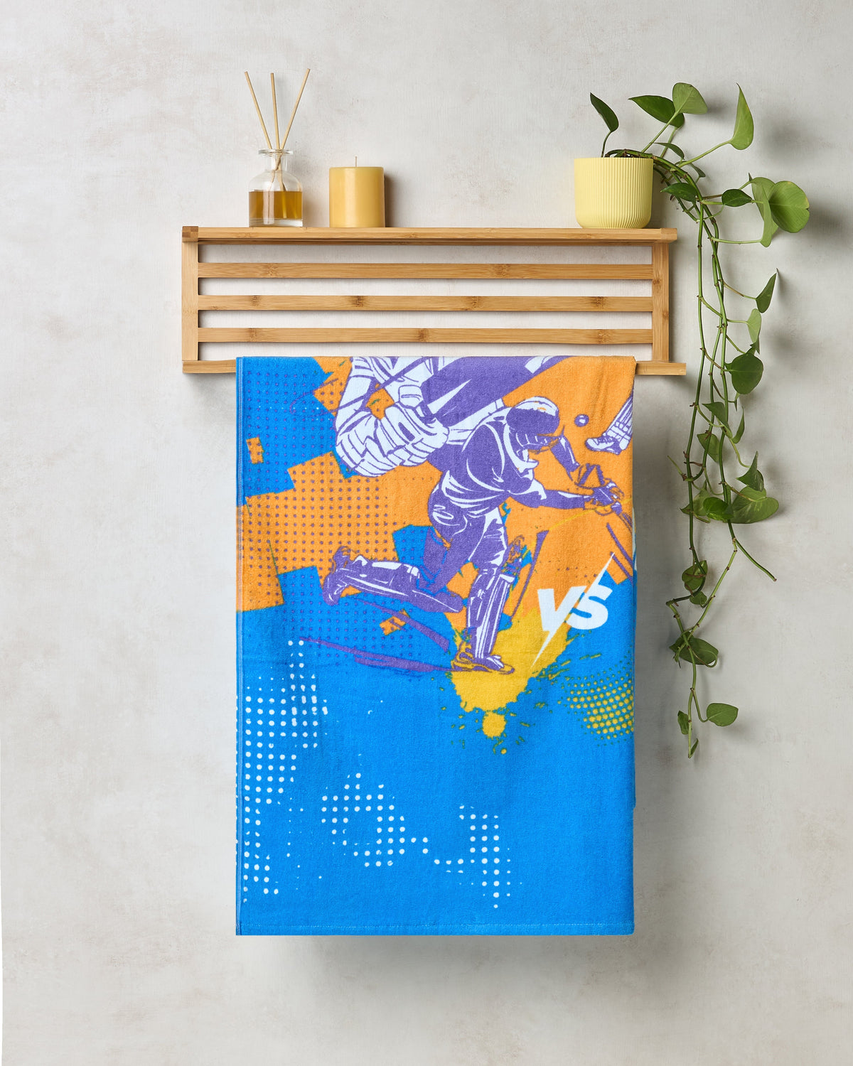 BAMBOO SOUL — Play Collection — Bath Towel — 350 GSM Cotton — Power Play